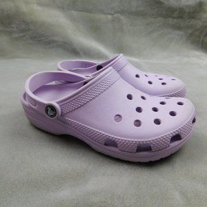 Crocs Classic Clogs Purple Womens 7 Shoes